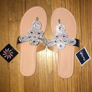NWT Sparkle Sandal